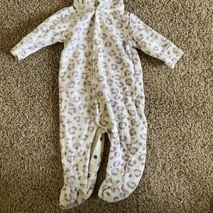 Adorable baby cheeta onesie